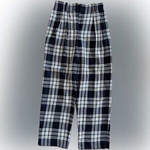 Escada pure wool plaid vintage pants